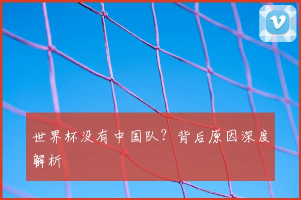 世界杯没有中国队？背后原因深度解析